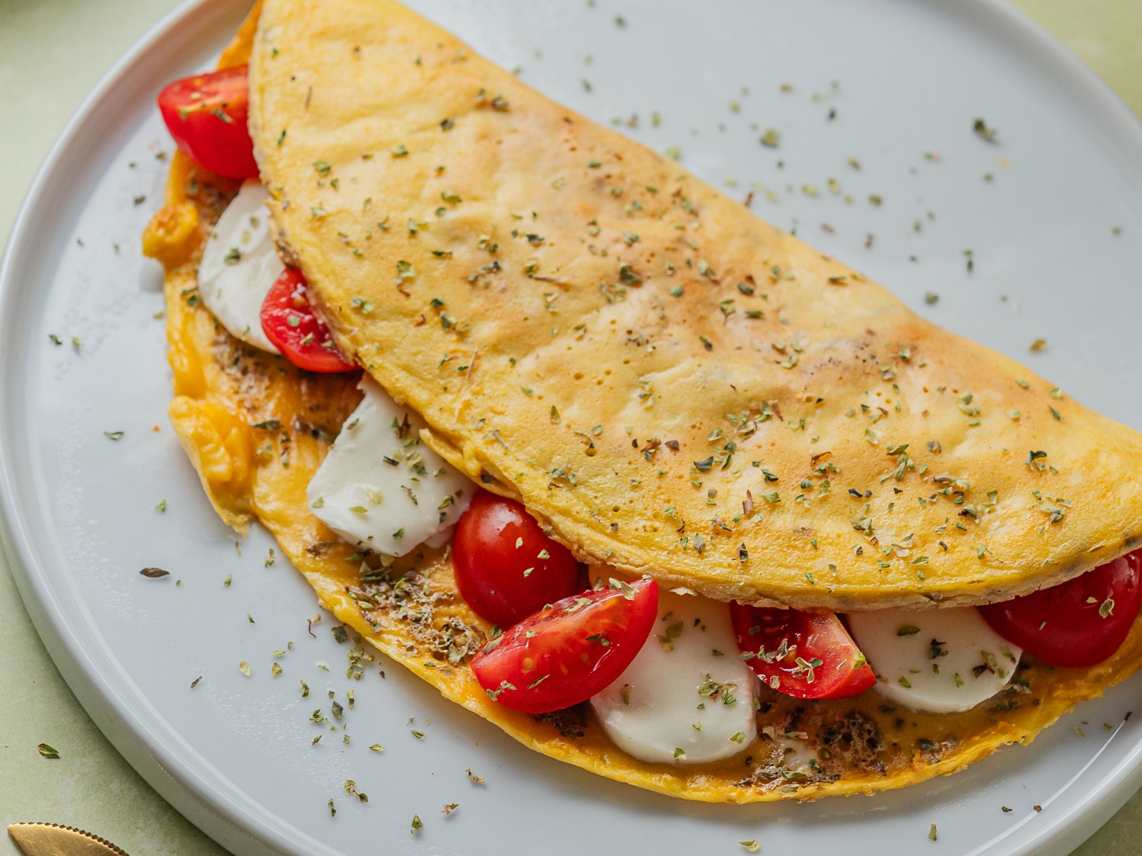 imagem de crepioca de tomate