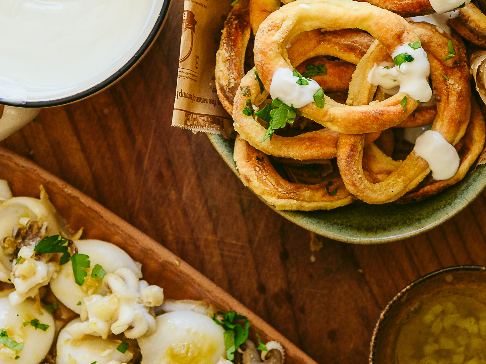 Receita Chipirones e Calamares