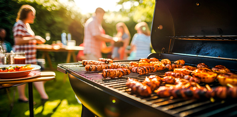 churrasco em família