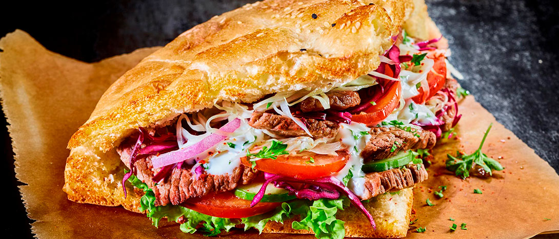 Kebab de Frango: Pita e Wrap