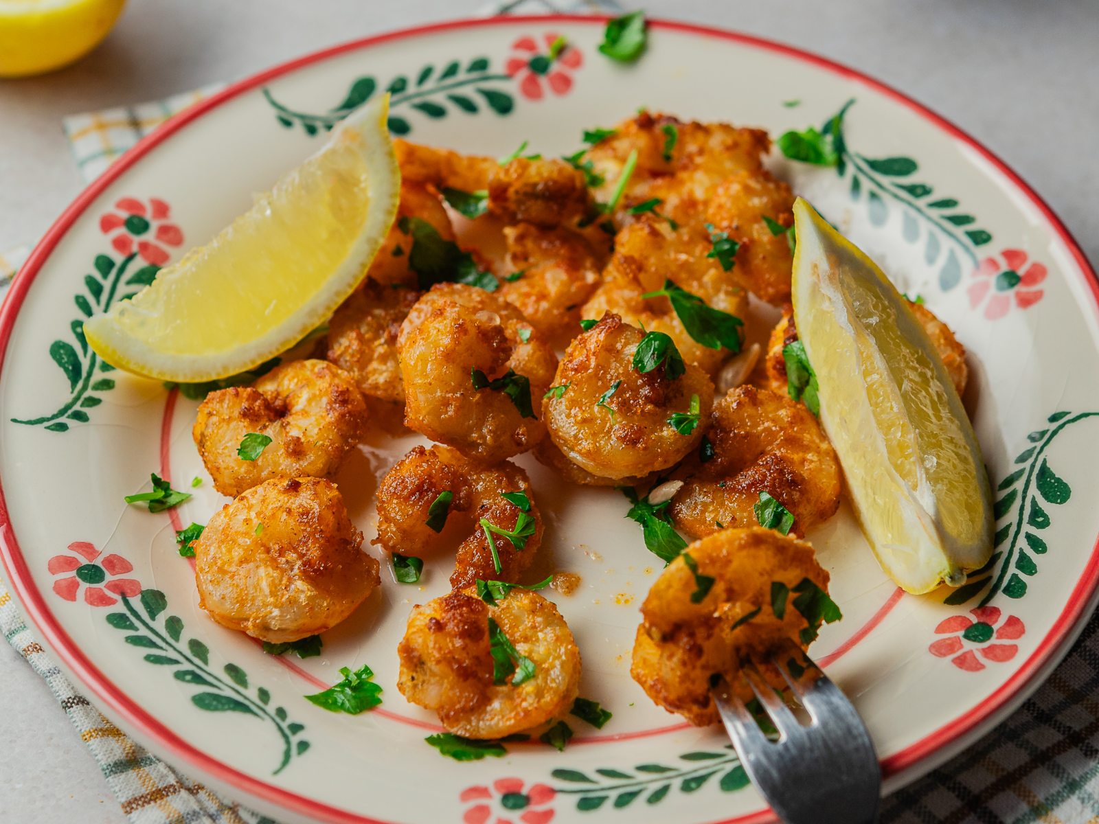 Receita de camarão na airfryer