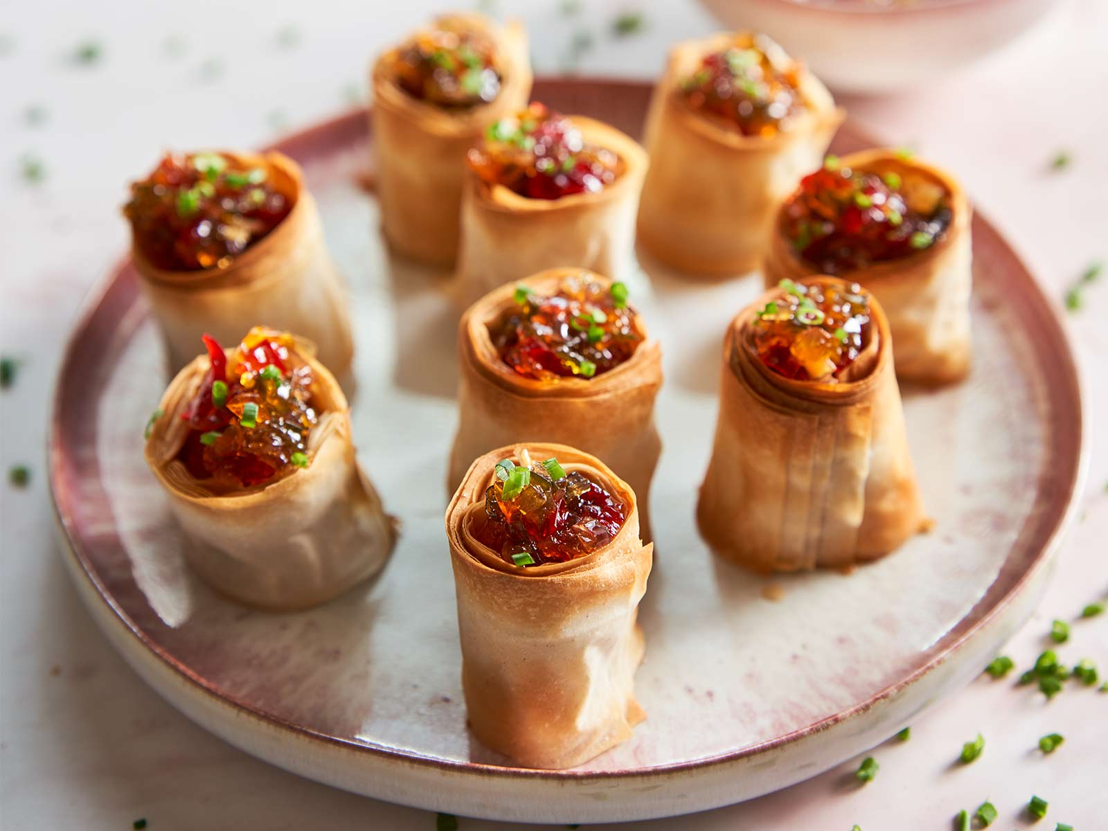 Canapés de Alheira