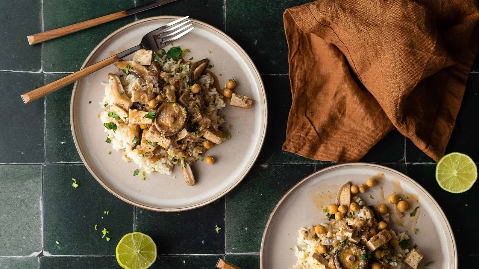 Caril Tofu Comgumelos