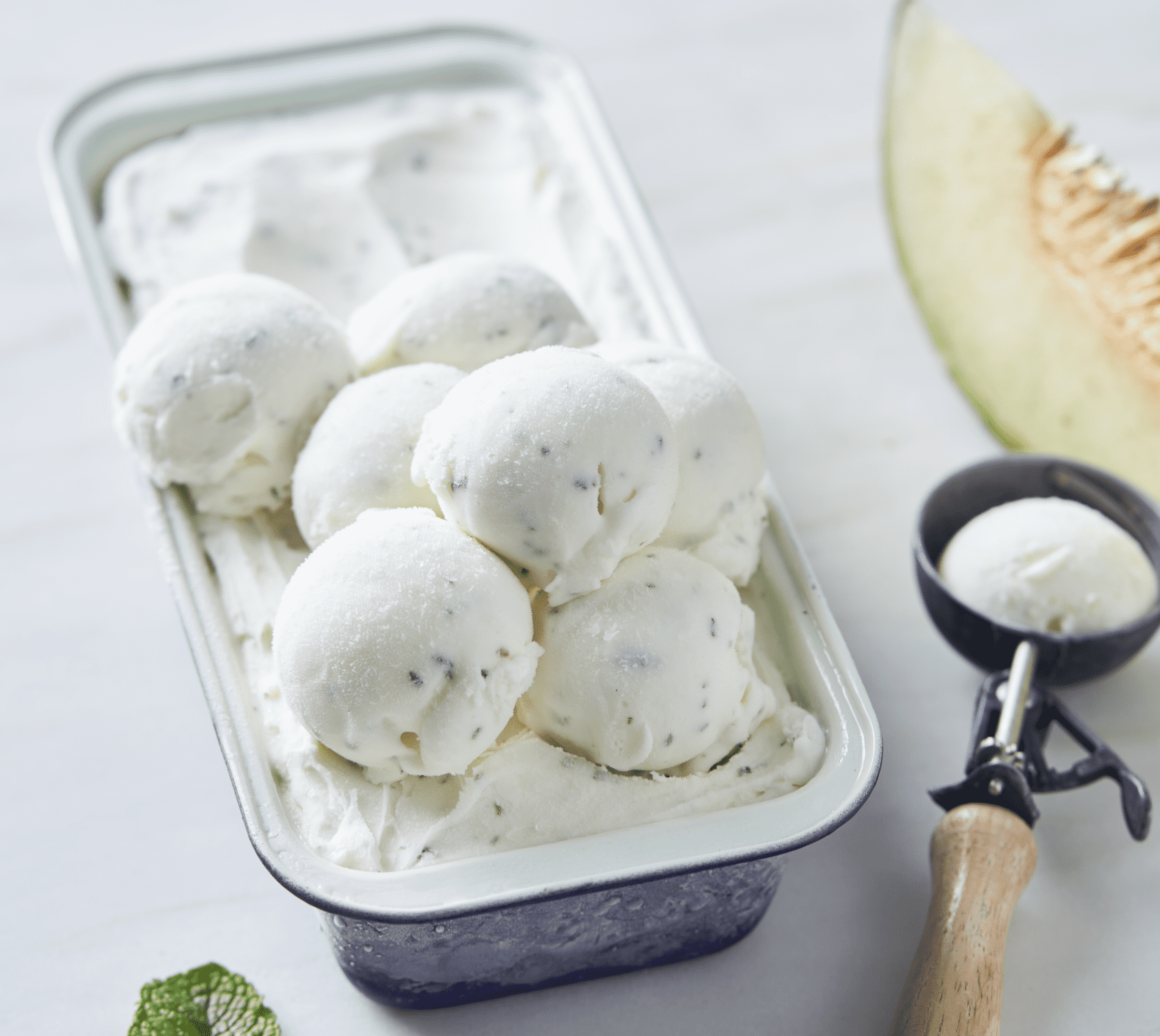 Gelado De Melão e Hortelã