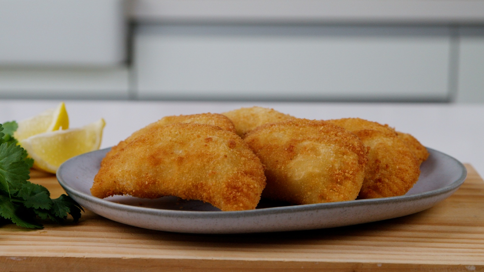 imagem de rissóis de camarão