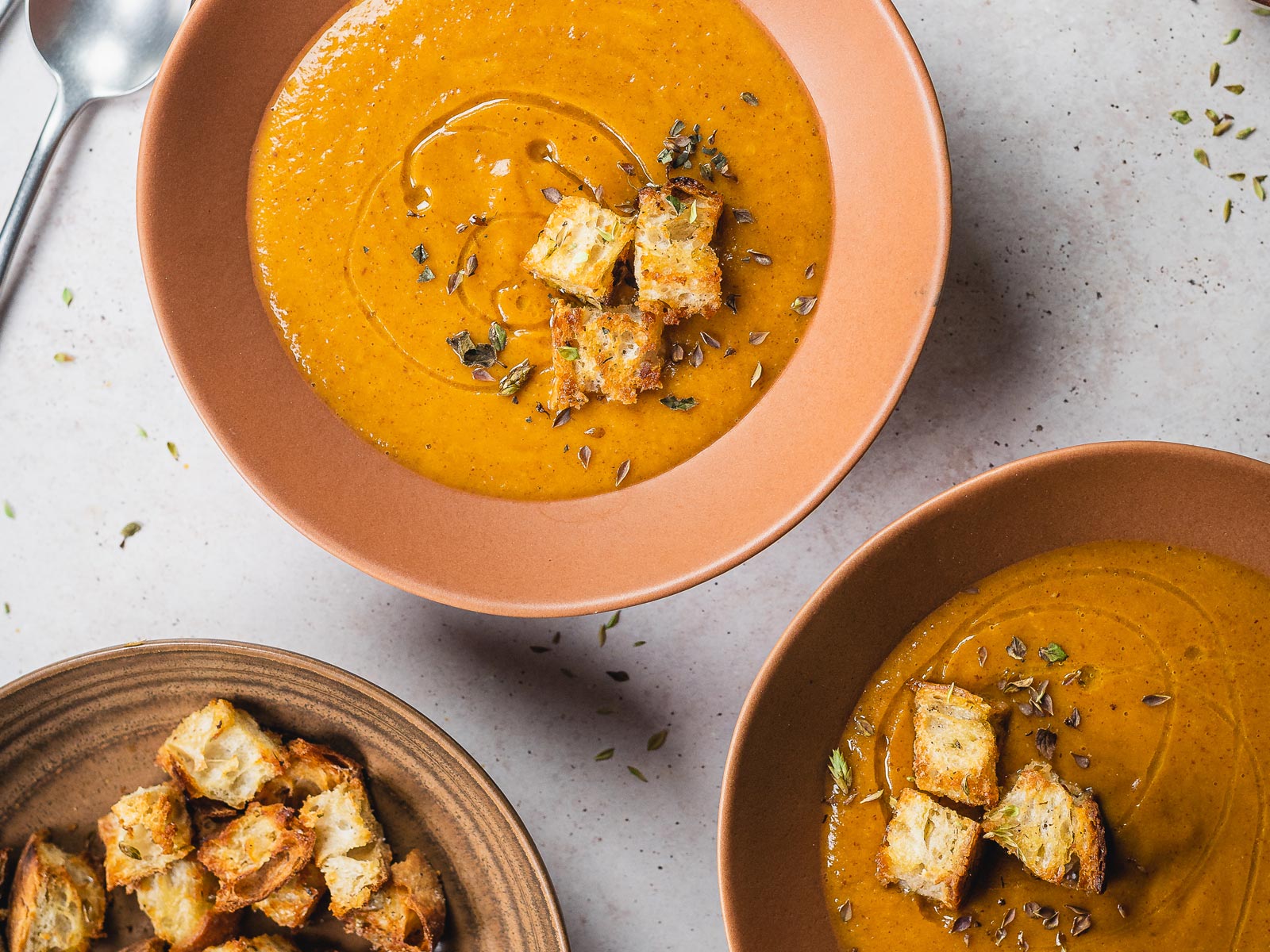 Sopa de Feijão Encarnado e Abóbora
