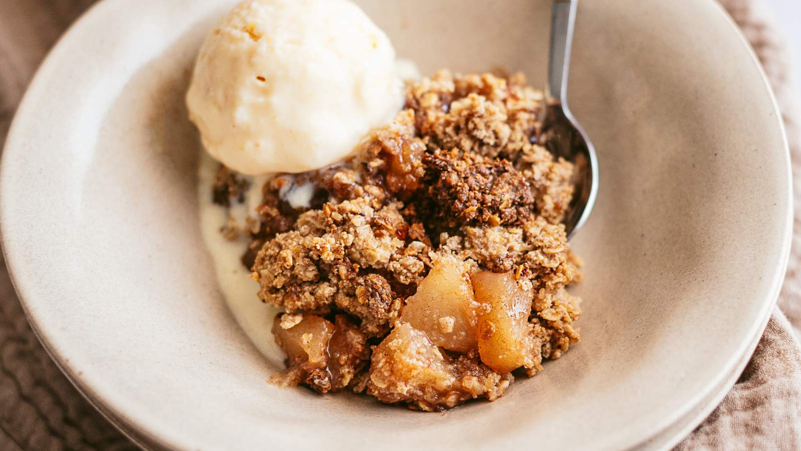 Receita de Crumble de Maçã