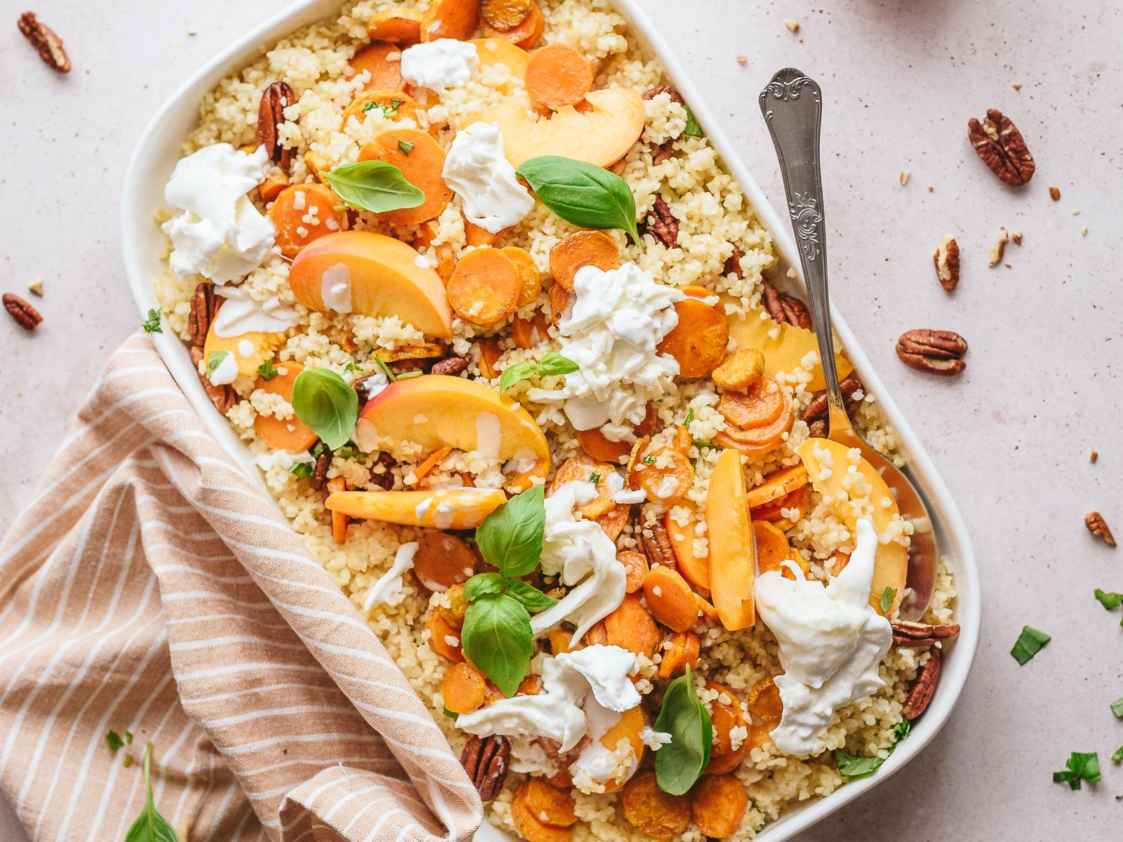 Salada de Bulgur com Batata-Doce