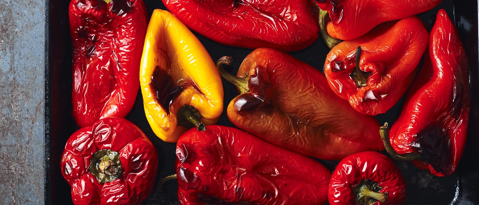 Assar Pimentos no Forno