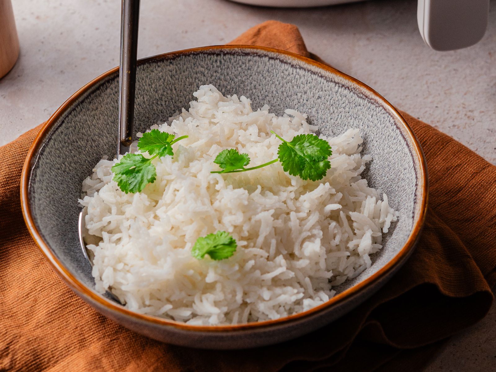 Receita de Arroz Branco na Airfryer