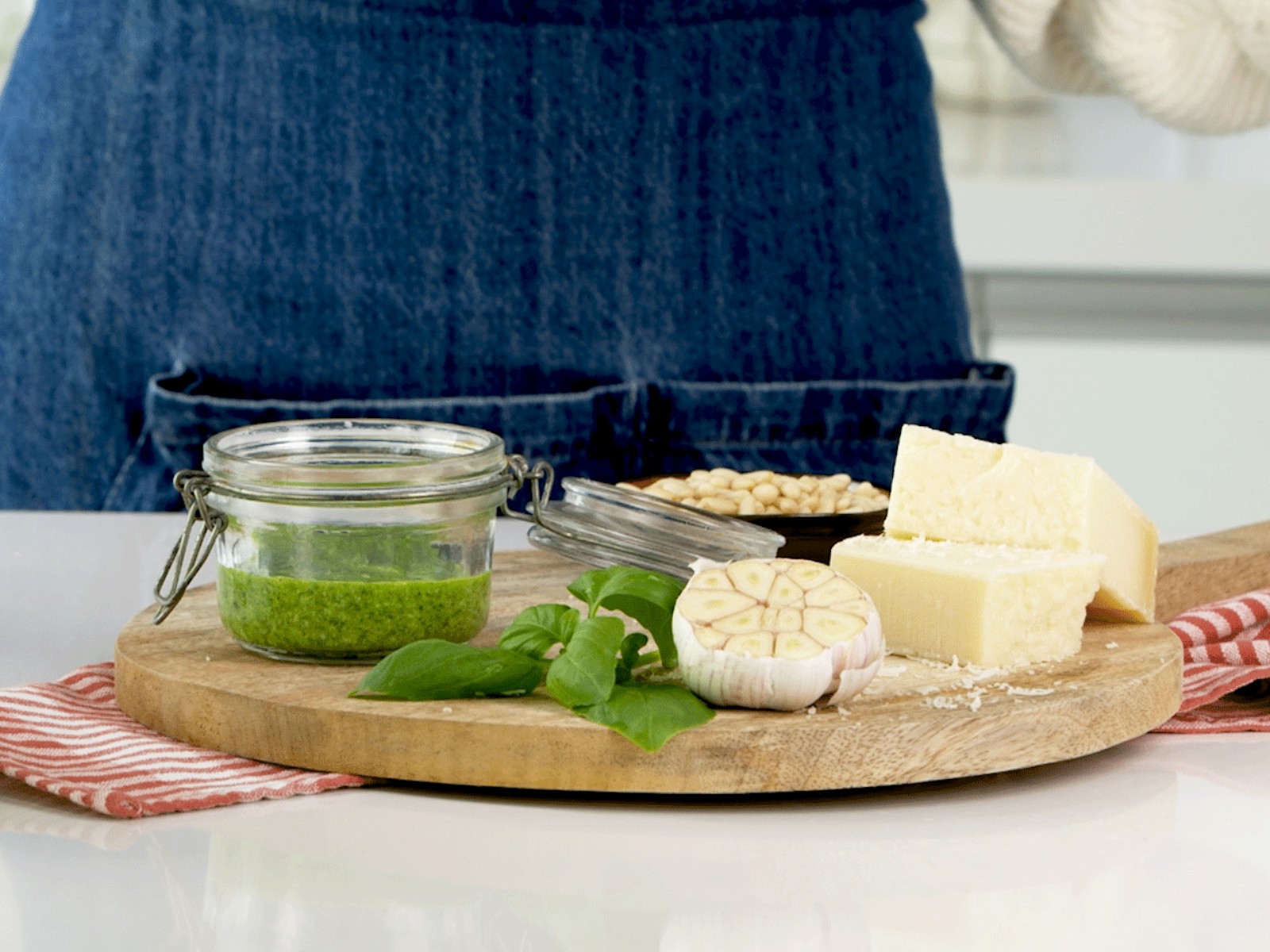 imagem de pesto de manjericão