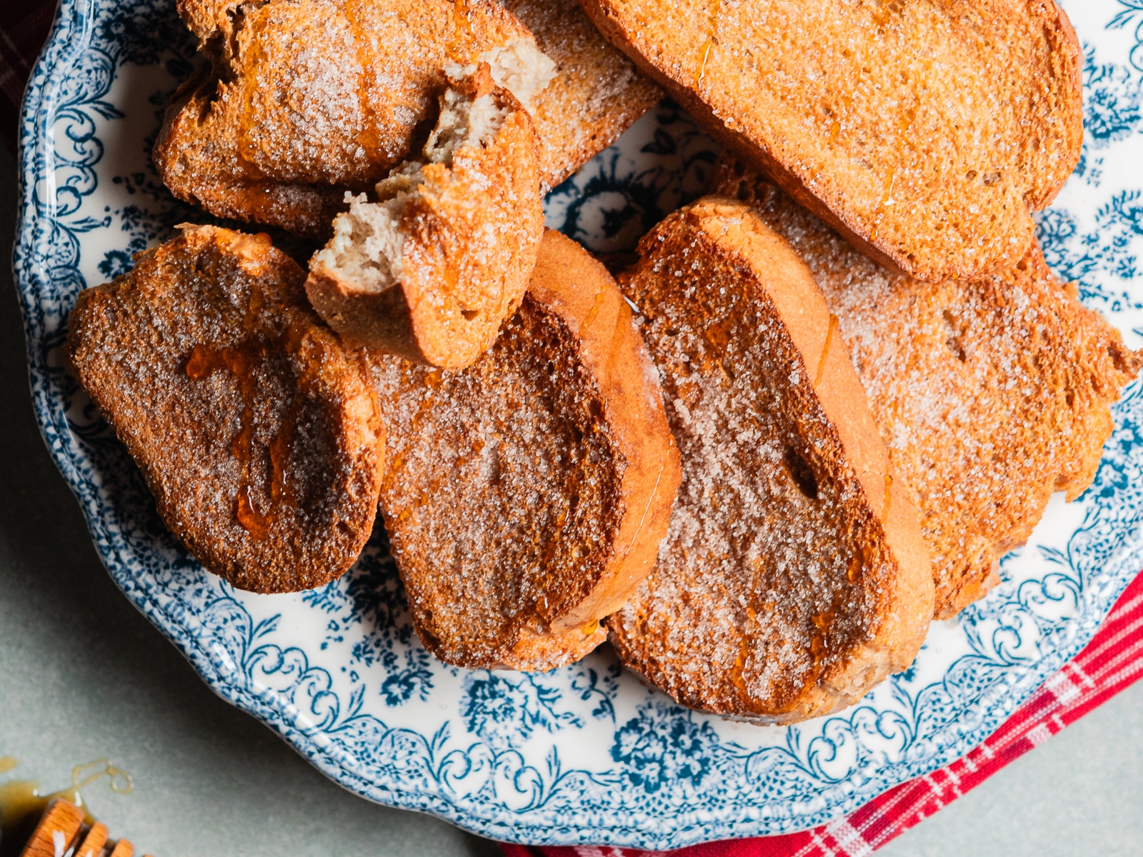 Rabanadas na Air Fryer