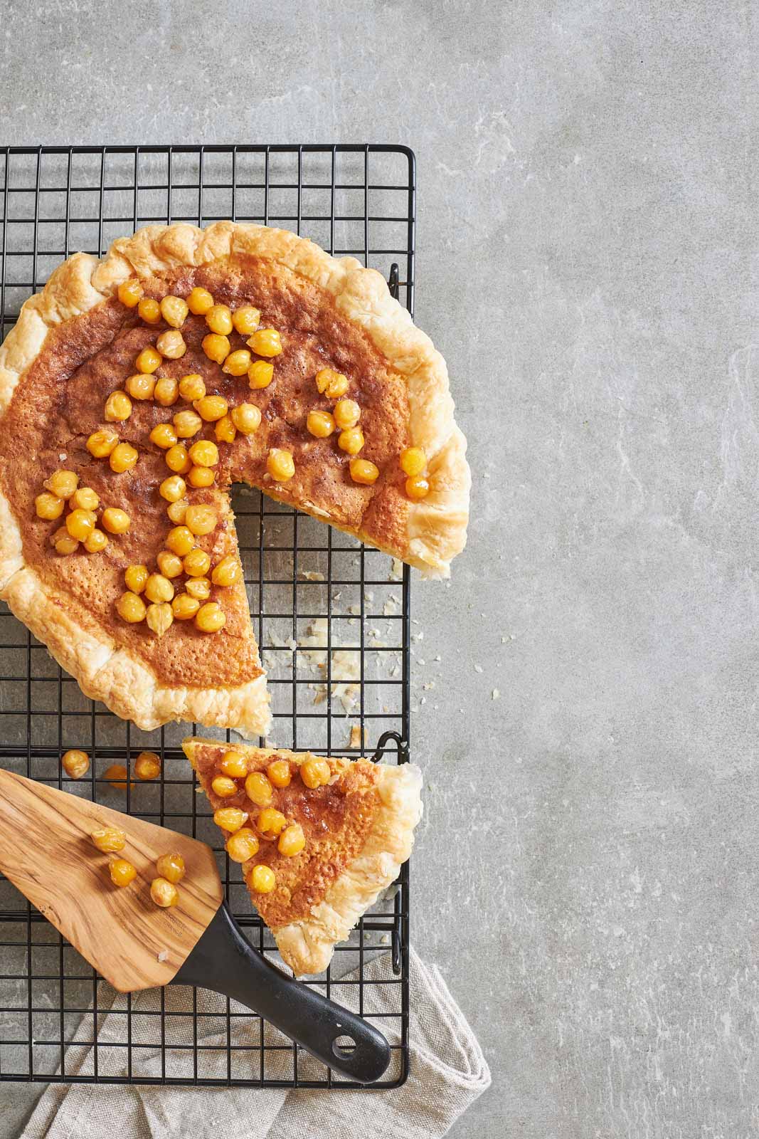 receita de tarte de grão de bico