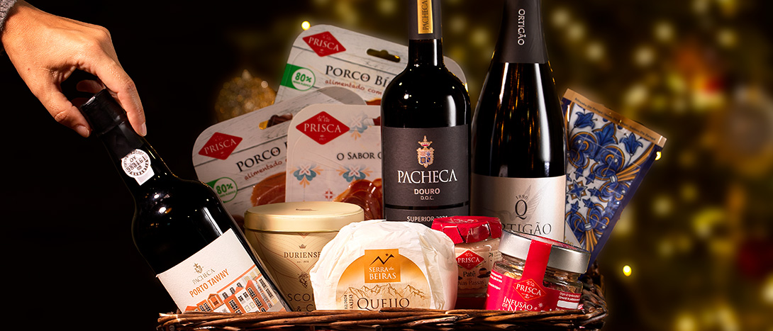 Cabazes de Natal para oferecer